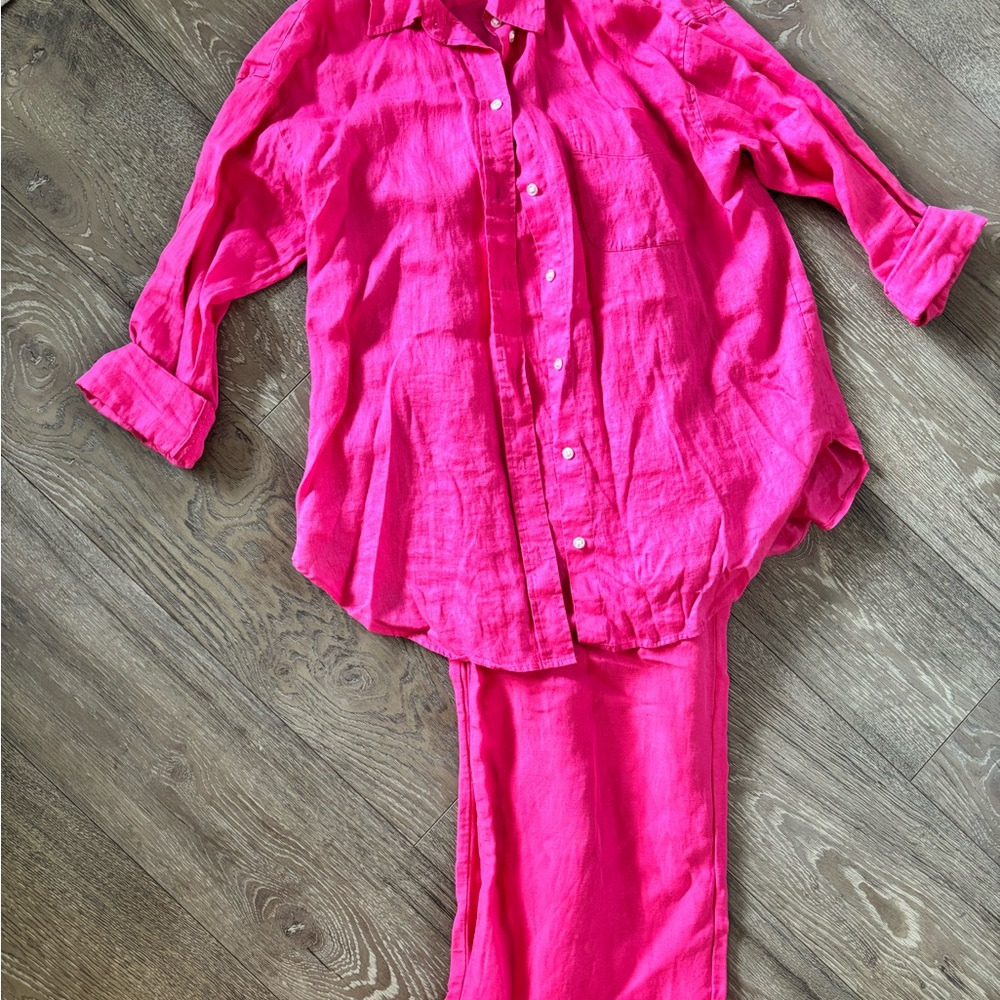 H&M Pink Linen Set - Picture 3 of 6